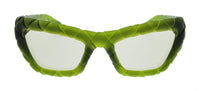 Bottega Veneta BV1438S-003 Woven Green Cat Eye Womens Sunglasses