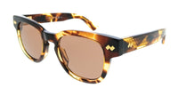 Bottega Veneta BV1441S-002 Square Brown Retro Unisex Sunglasses