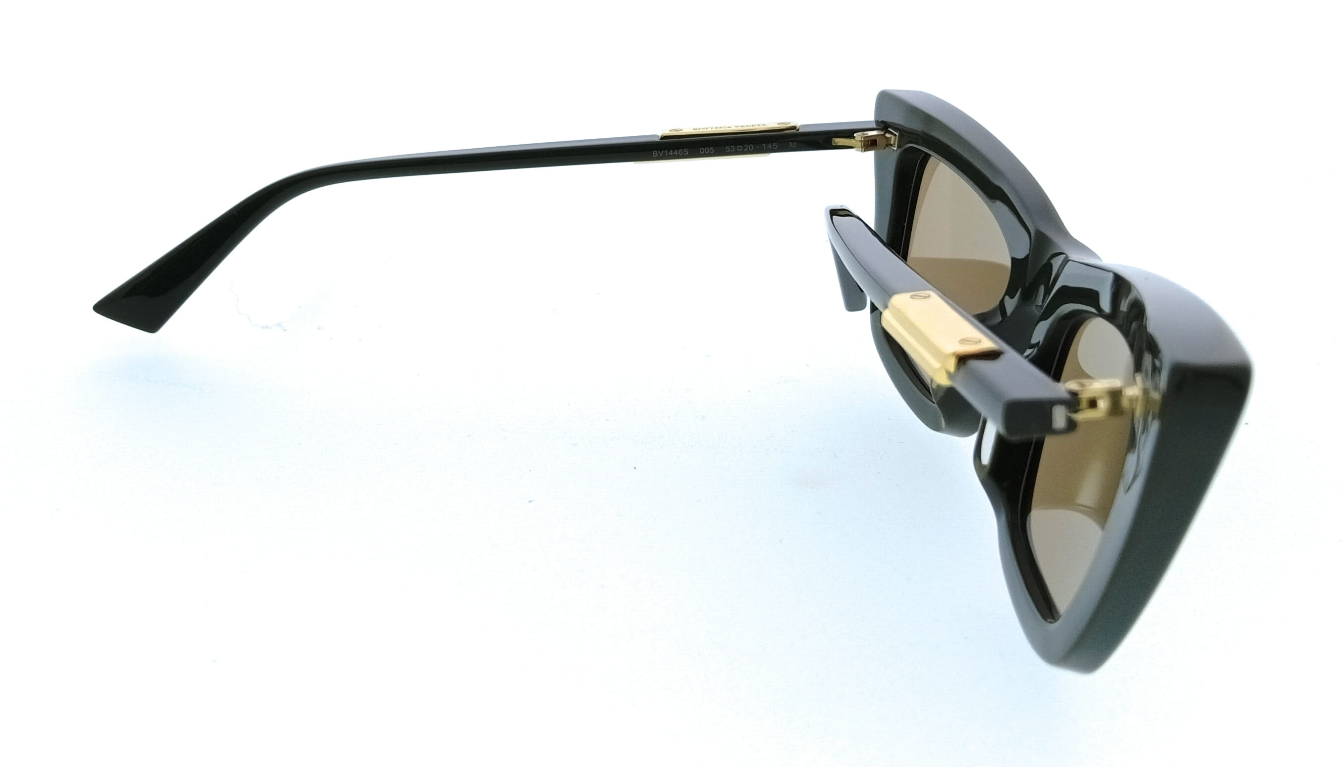 Bottega Veneta BV1446S-005 Cat-Eye Green Womens Sunglasses