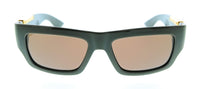 Bottega Veneta BV1452S-003 Rectangle Green Oversized Unisex Sunglasses