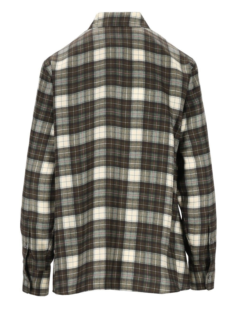 Weekend Max Mara Women Check Silk Twill Shirt