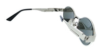Bottega Veneta BV1456S-003 Oval Silver Rimless Unisex Sunglasses