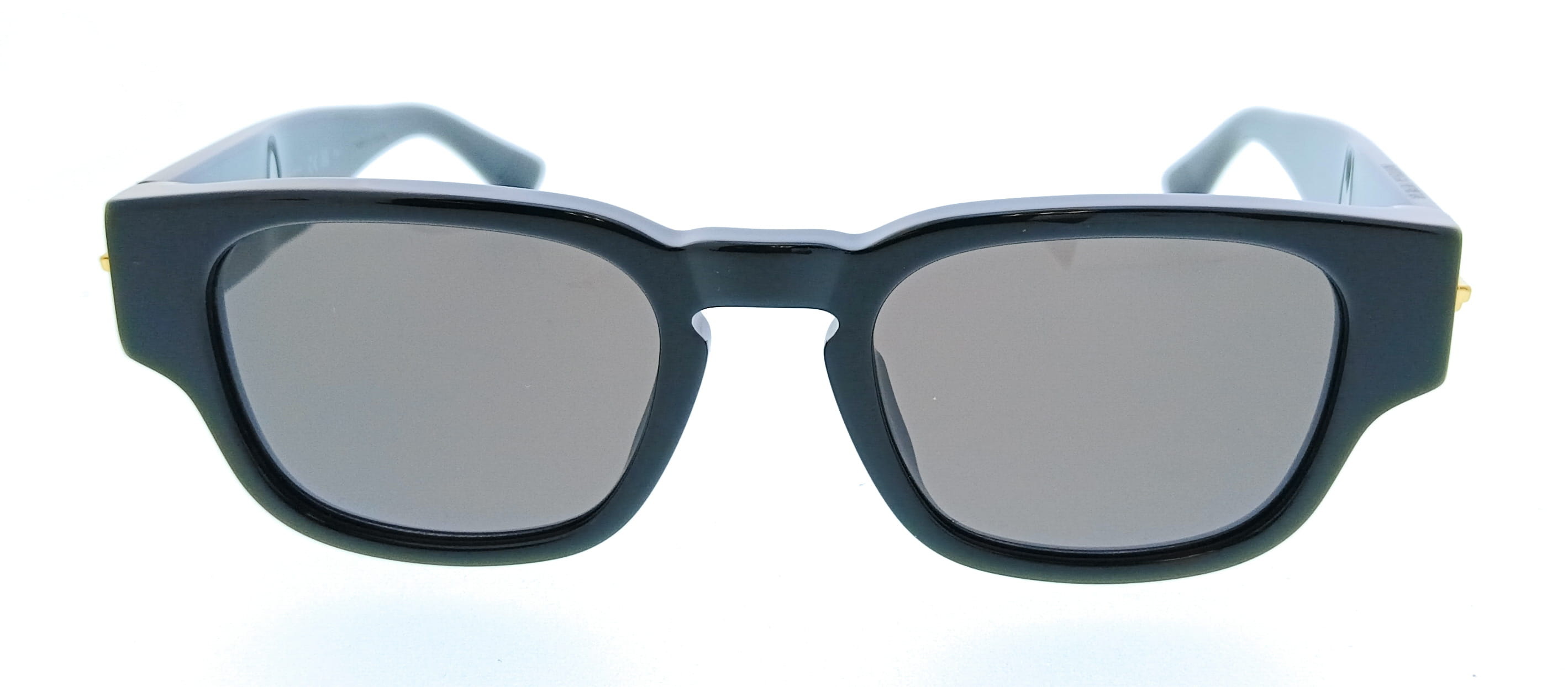 Bottega Veneta BV1460S-001 Black Square Oversized Mens Sunglasses