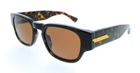 Bottega Veneta BV1460S-002 Square Tortoise Havana Mens Sunglasses