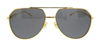 Bottega Veneta BV1465S-001 Aviator Gold Classic Metal Unisex Sunglasses