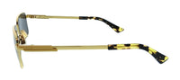 Bottega Veneta BV1469S-001 Rectangle Gold Grey Lens Unisex Sunglasses