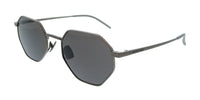 Bottega Veneta BV1471S-001 Ruthenium Geometric Slim Metal Unisex Sunglasses