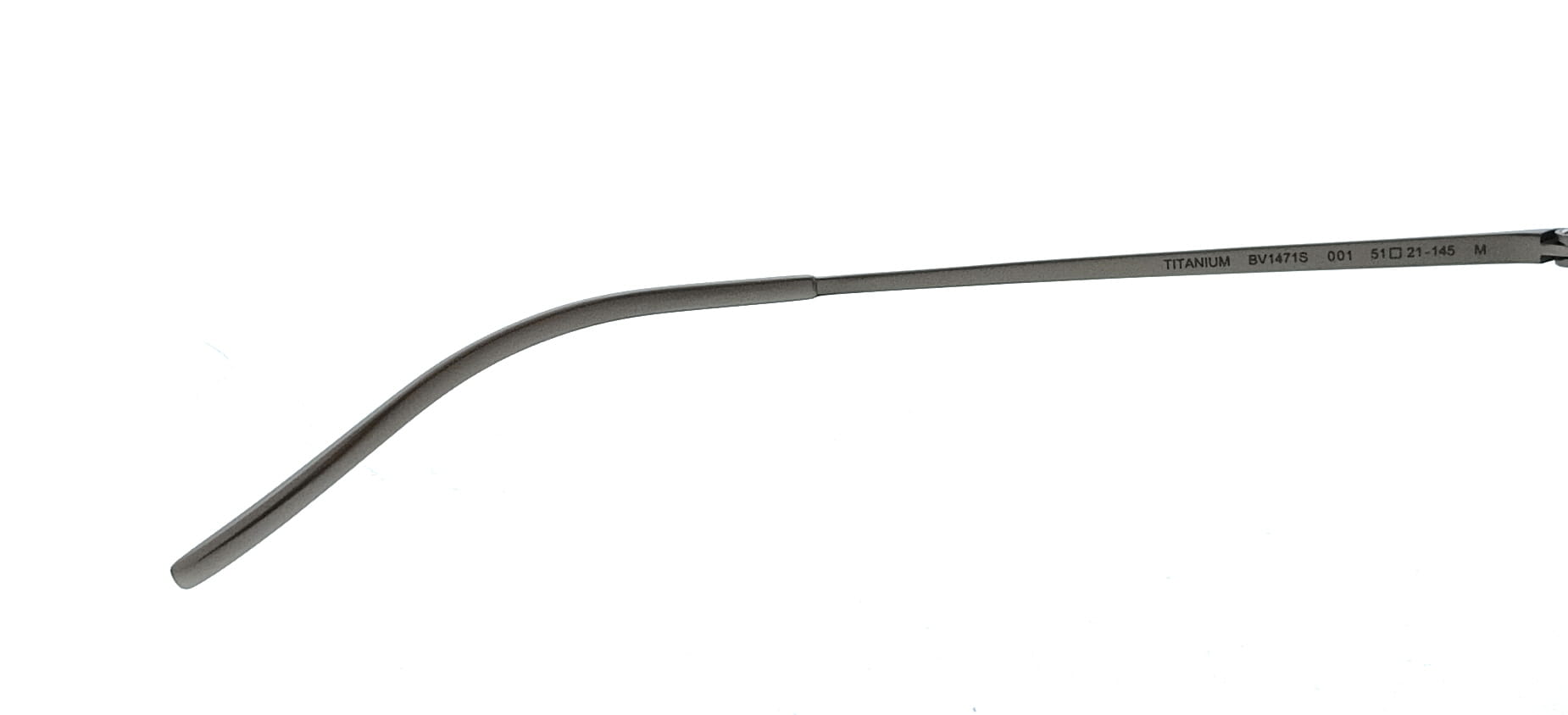 Bottega Veneta BV1471S-001 Ruthenium Geometric Slim Metal Unisex Sunglasses