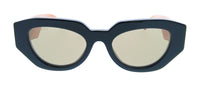 Gucci GG1421S-008 Black Pink Cat Eye Oversized Womens Sunglasses