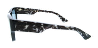 Gucci GG1668S-007 Havana Marble Square Oversized Mens Sunglasses