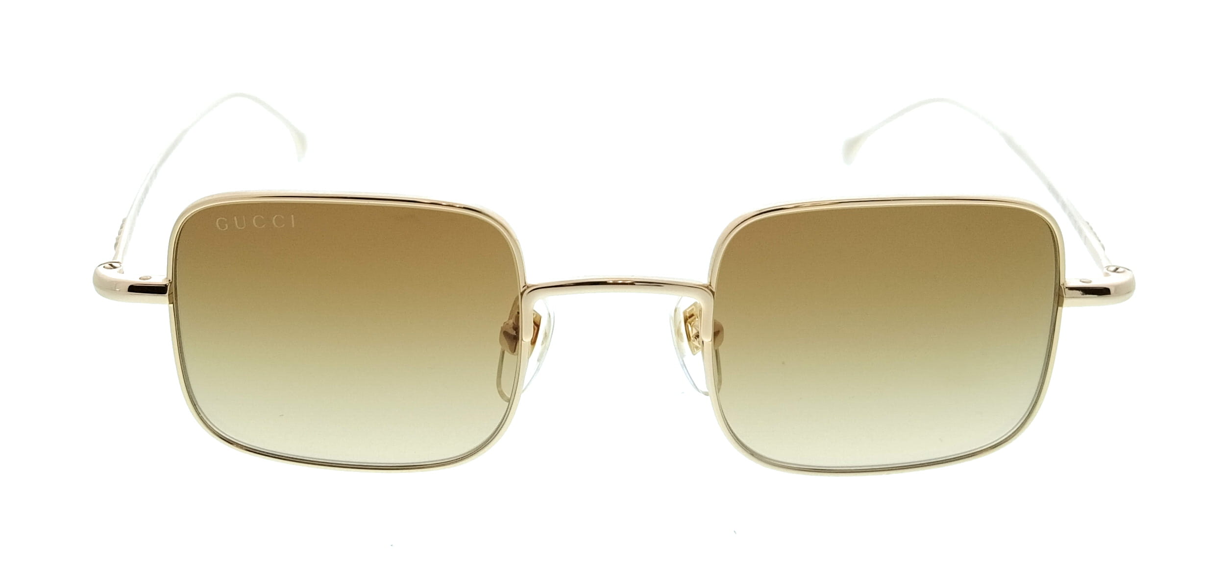 Gucci GG1813S-009 Gold Square Gradient Lens Unisex Sunglasses