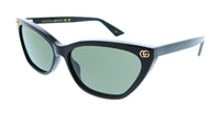Gucci GG1815S-001 Black Cat Eye Slim Womens Sunglasses