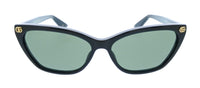 Gucci GG1815S-001 Black Cat Eye Slim Womens Sunglasses
