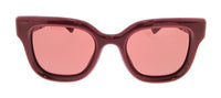Gucci GG1828S-003 Burgundy Cat Eye Oversized Sunglasses