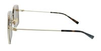 Gucci GG1848S-003 Gold Square Beige Rim Womens Sunglasses