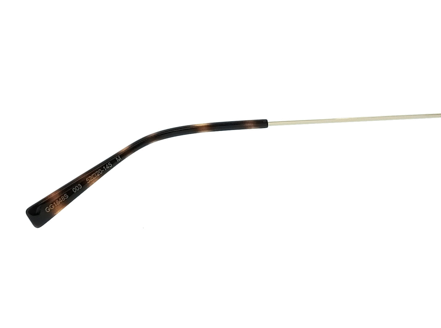 Gucci GG1848S-003 Gold Square Beige Rim Womens Sunglasses – Bluefly