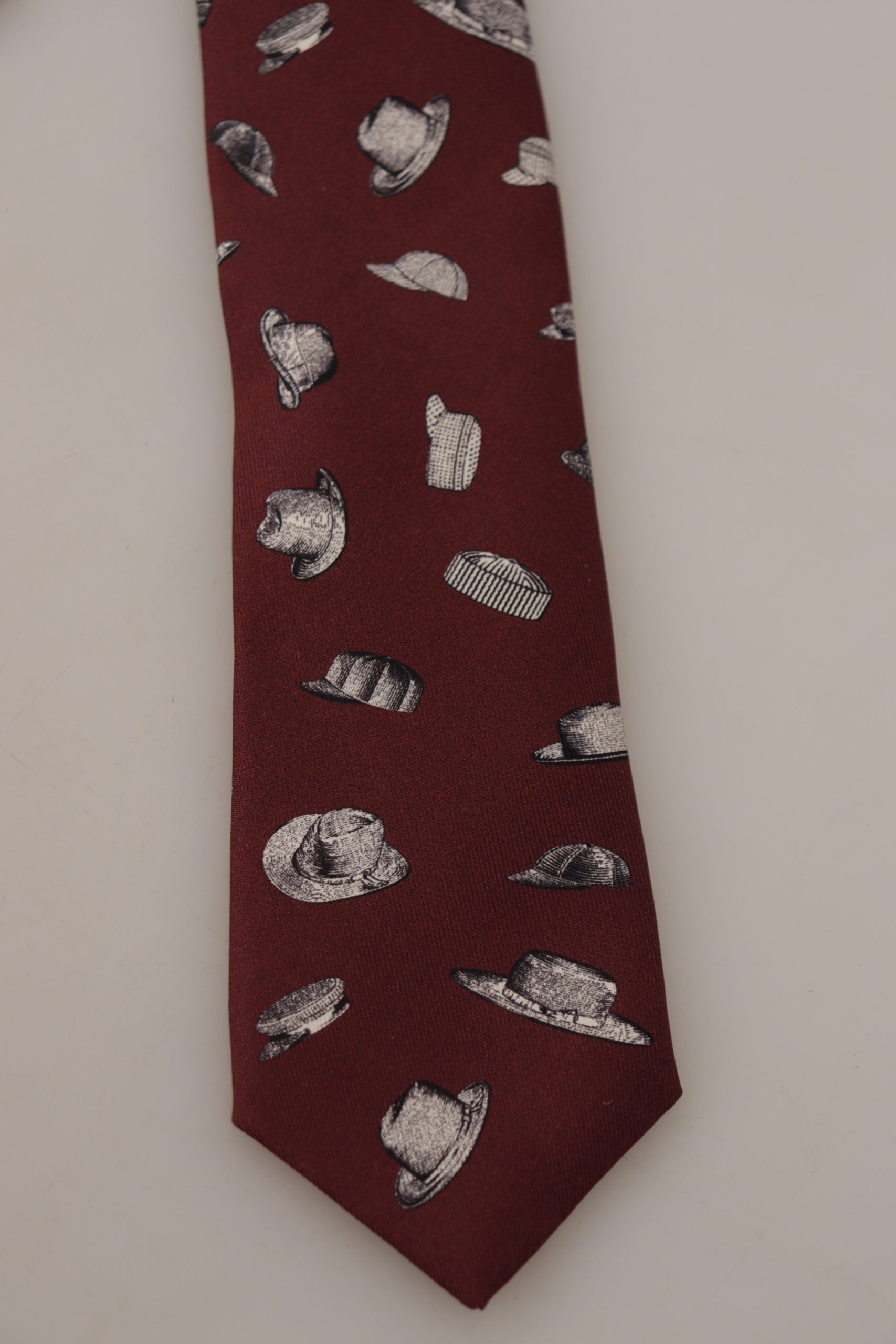 Dolce & Gabbana Hat Print Tie KRA3191