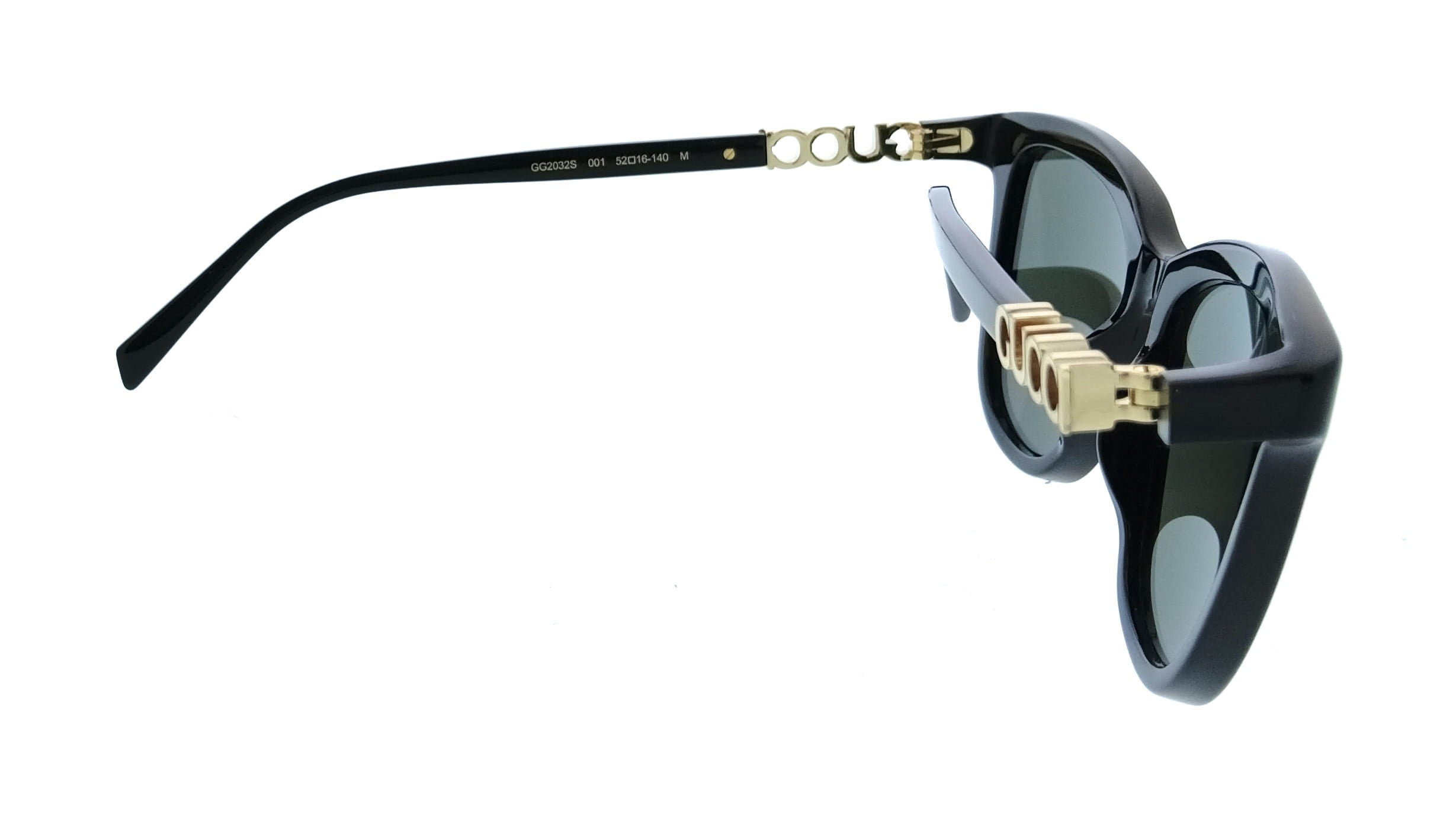 Gucci GG2032S-001 Black Cat Eye Women’s Sunglasses