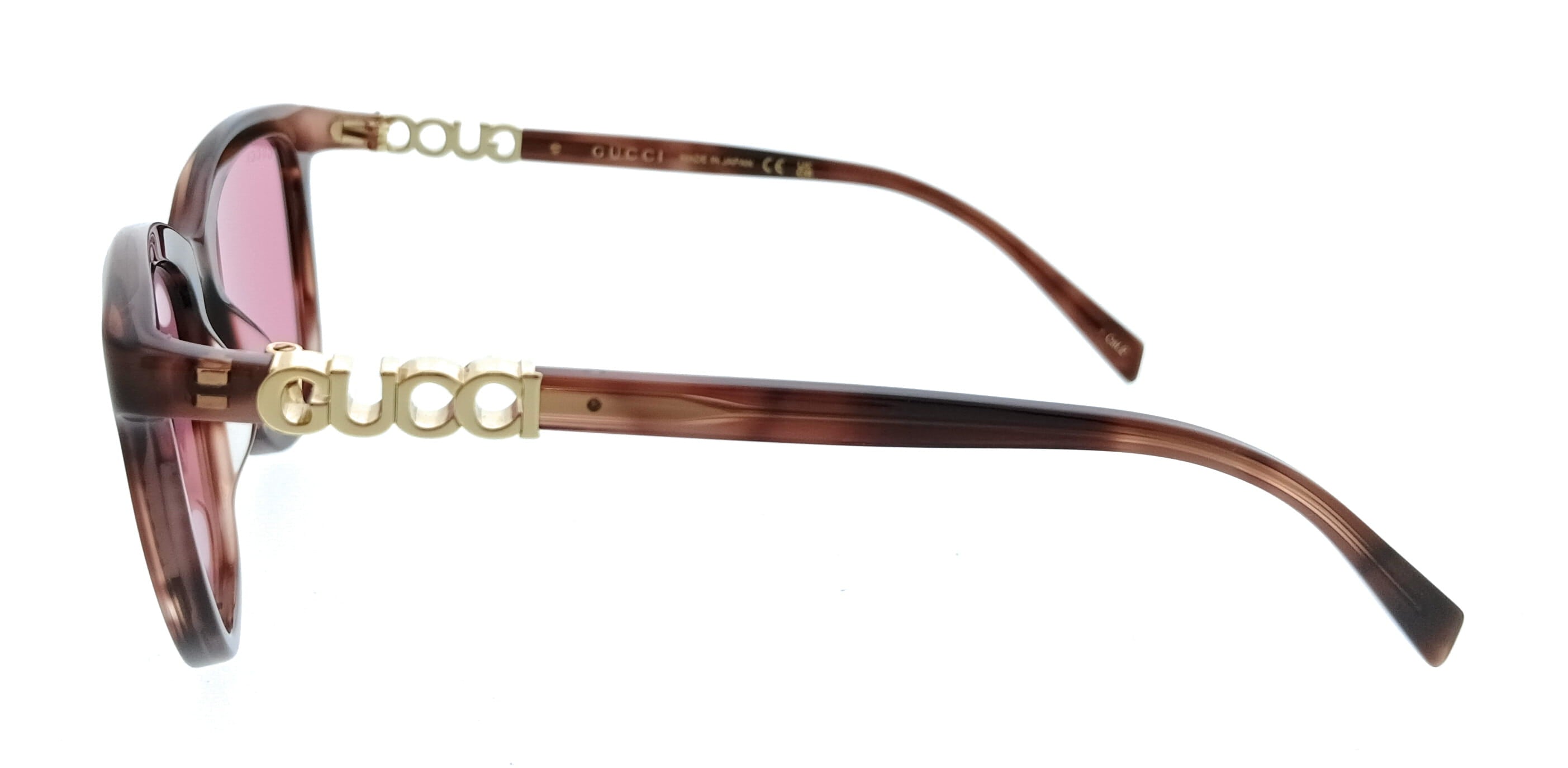 Gucci GG2032S-004 Pink Havana Cat Eye Women’s Sunglasses
