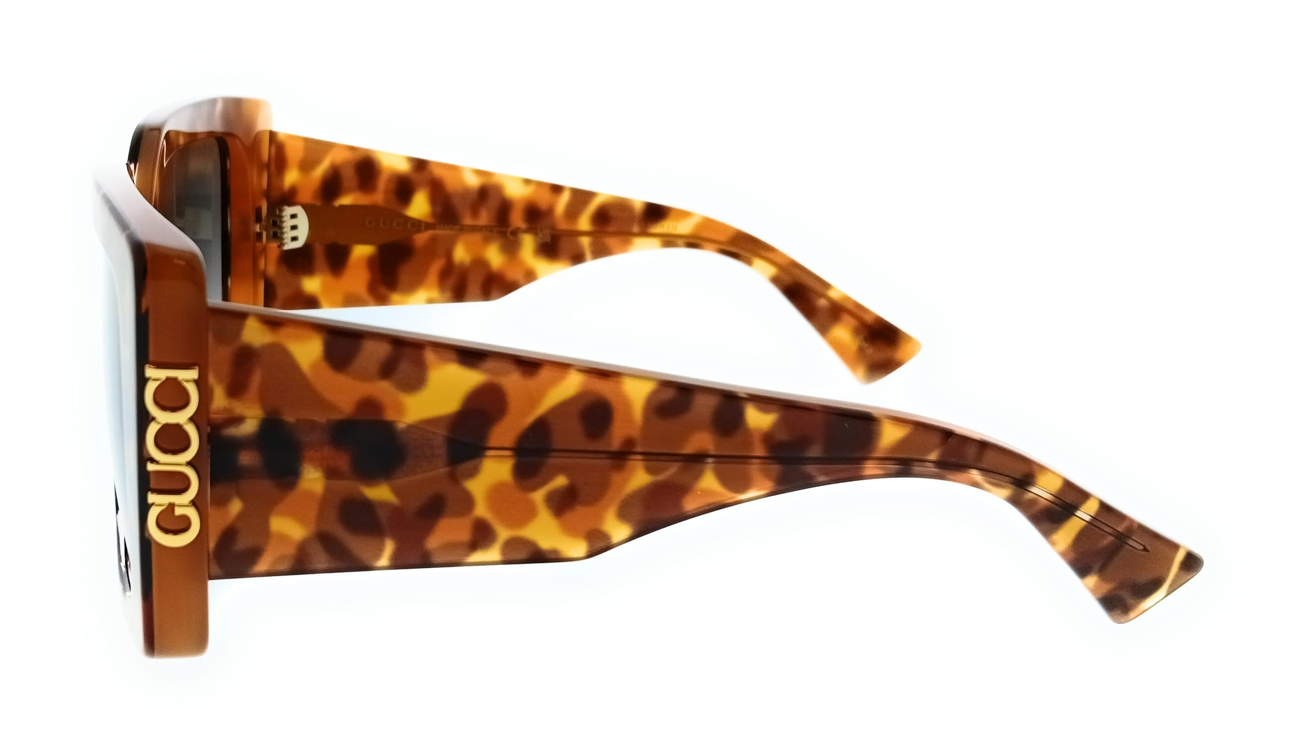 Gucci GG2039S-004 Havana Square Women's Sunglasses – Bluefly