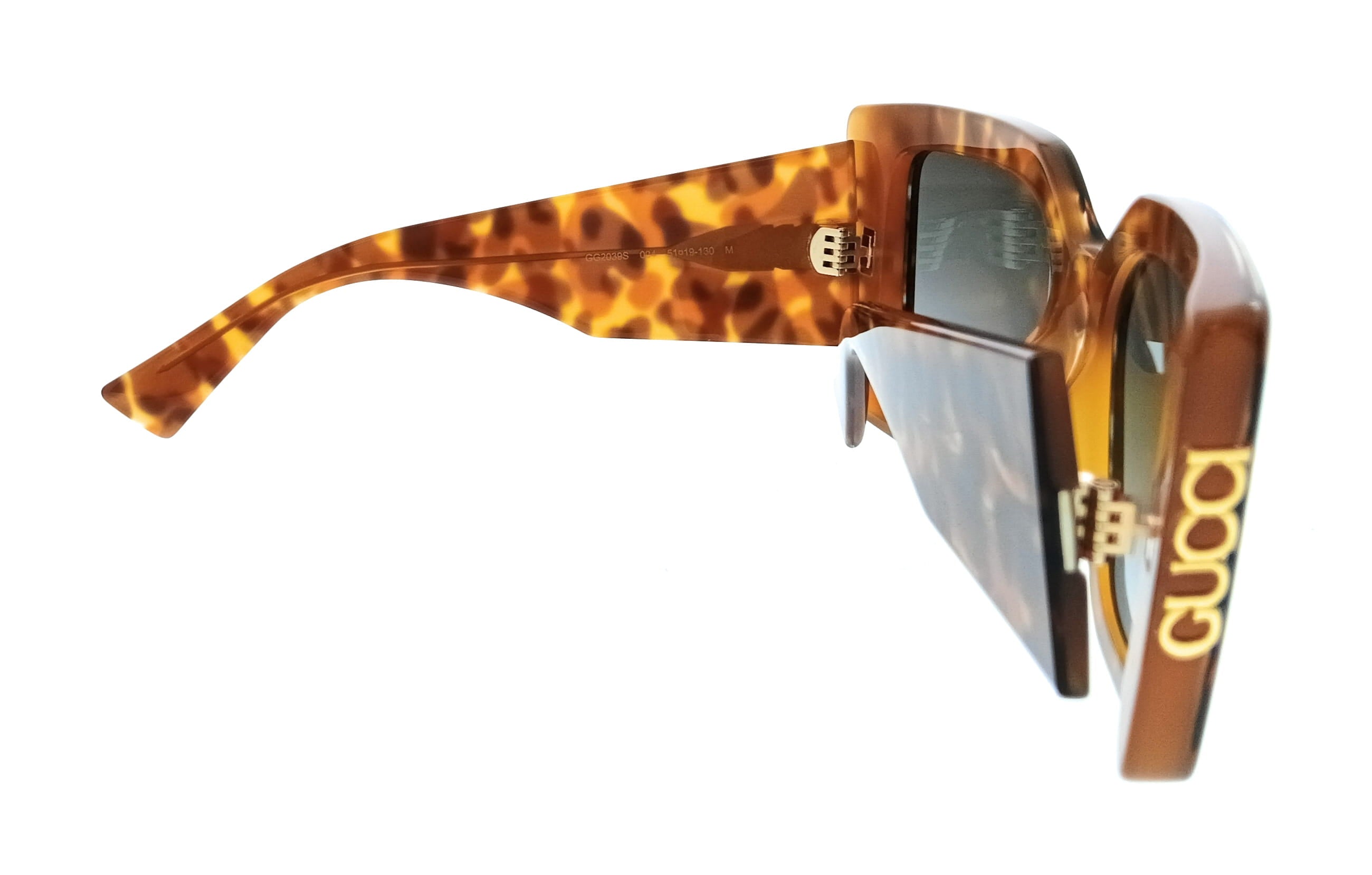 Gucci GG2039S-004 Havana Square Women's Sunglasses – Bluefly