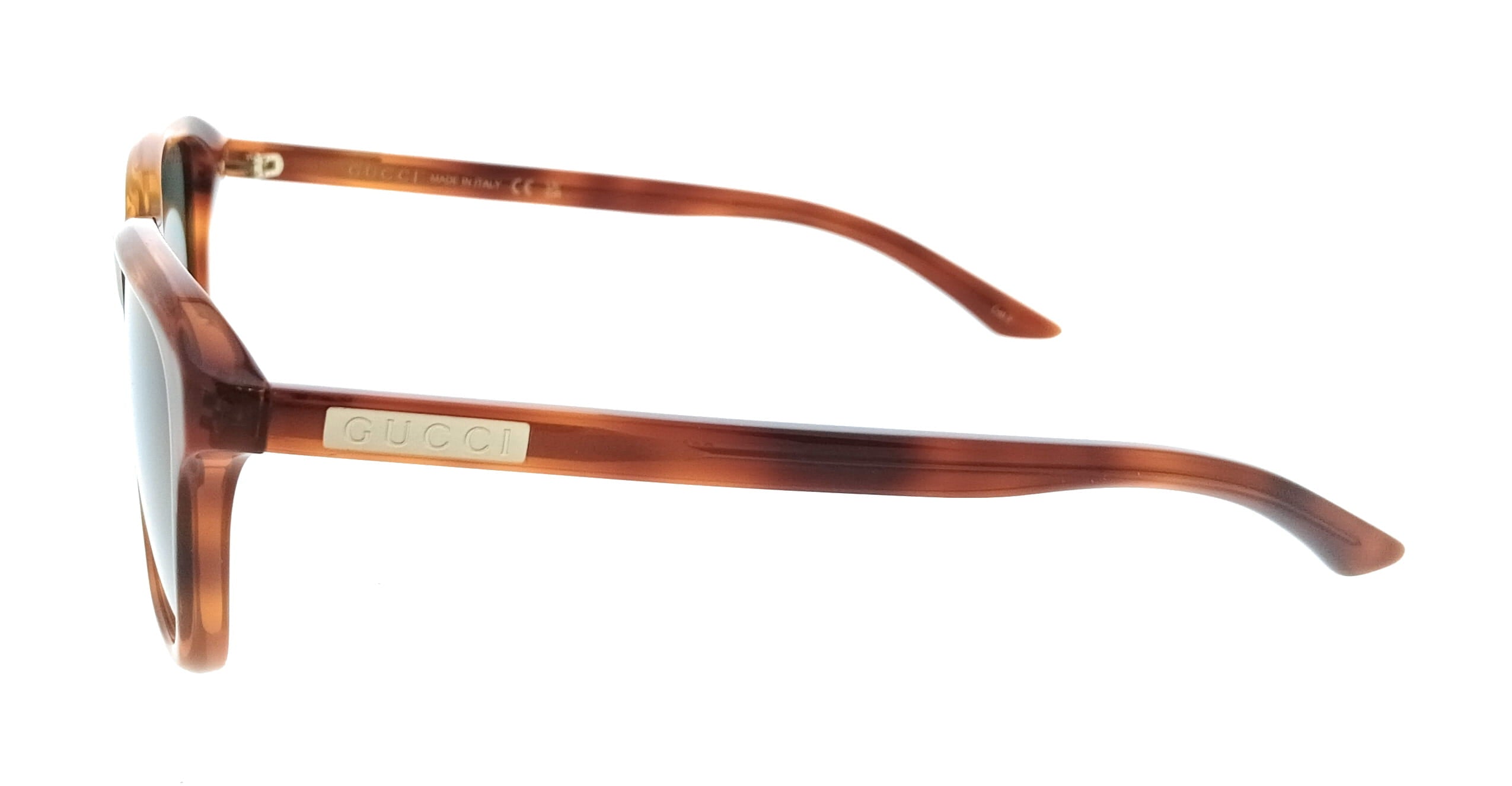 Gucci GG2078S-005 Havana Green Square Men’s Sunglasses