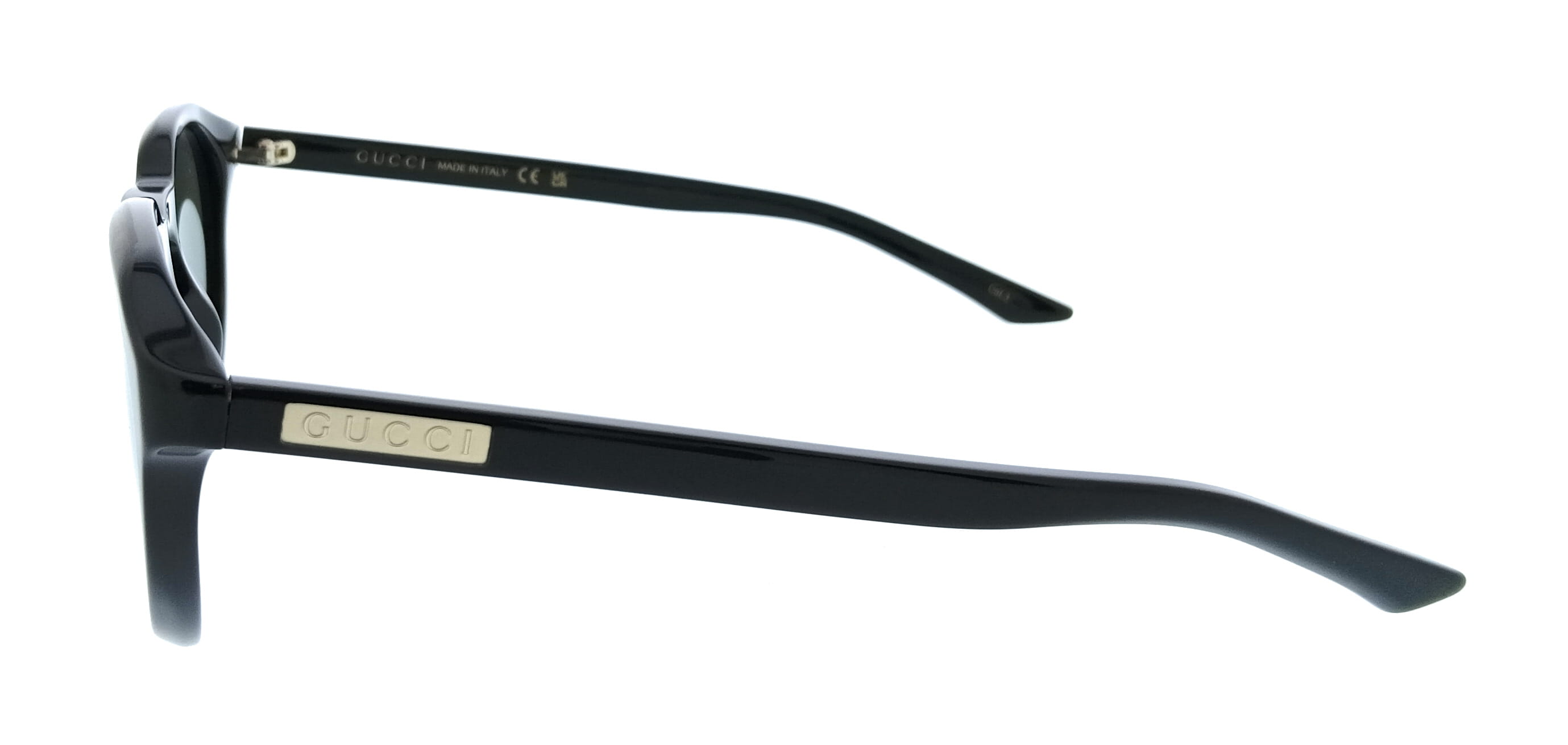 GUCCI サングラス Gucci GG2079S-001 Black Round Men's Sunglasses – Bluefly