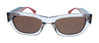 Gucci GG2116S-005 Grey Rectangle Women’s Sunglasses
