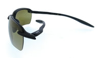 Maui Jim MJ0336S-001 Hookipa Ultra G Black Rimless Mens Sunglasses