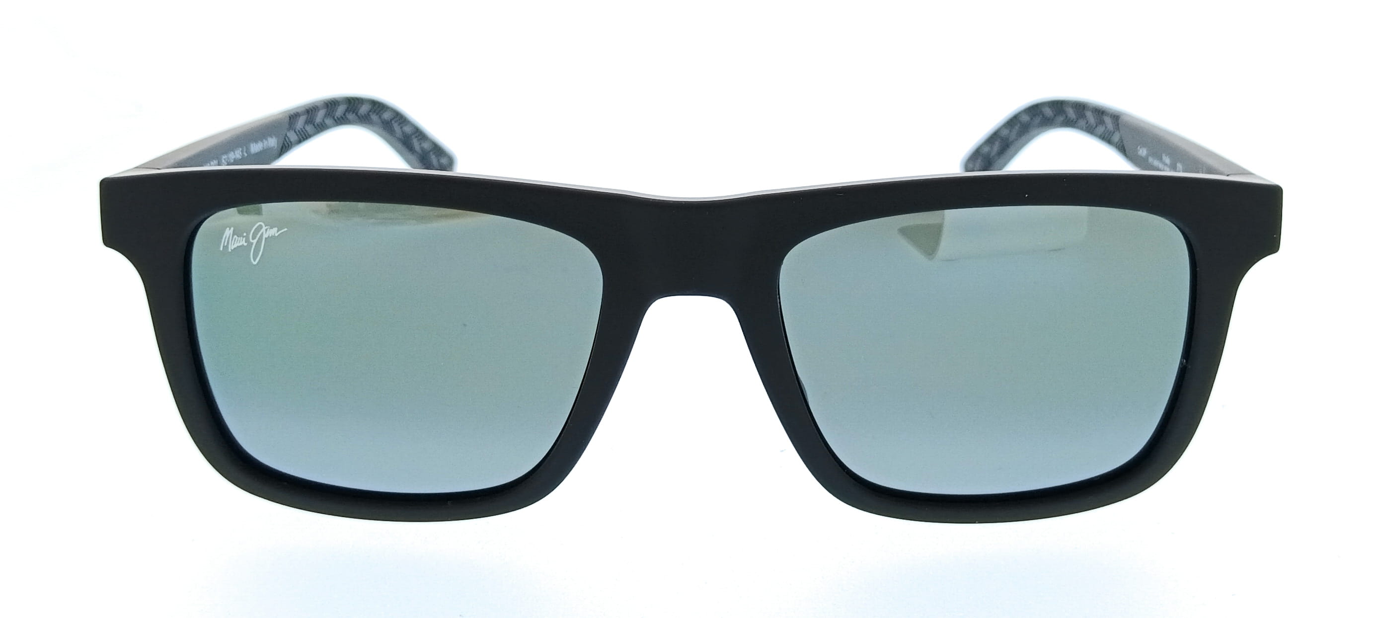 Maui Jim MJ0341S-001 Moaka Black Square Mens Sunglasses