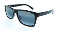 Maui Jim MJ0345S-001 Kowelo Black Rectangular Mens Sunglasses