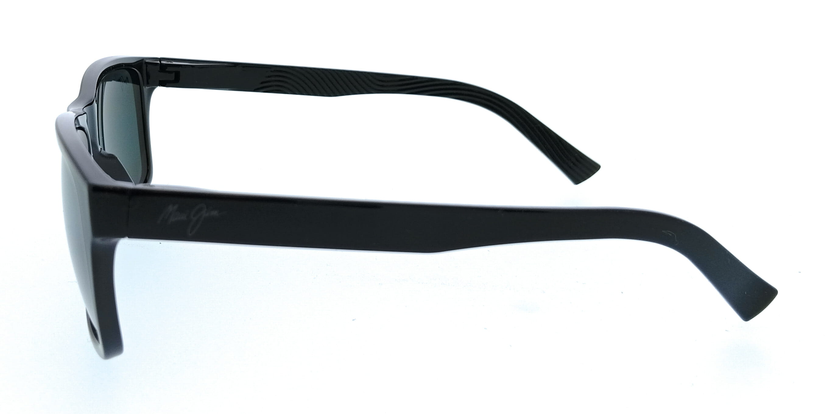 Maui Jim MJ0345S-001 Kowelo Black Rectangular Mens Sunglasses