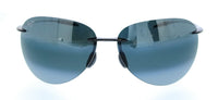 Maui Jim MJ0421S-005 Sugar Beach Gray Aviator Mens Sunglasses