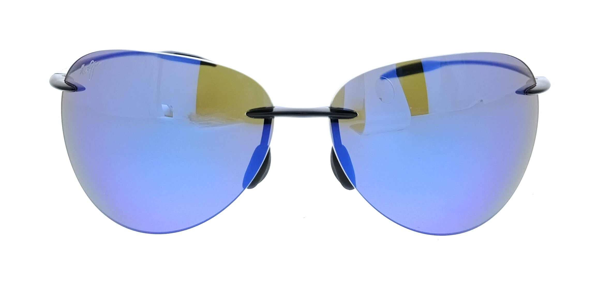 Maui Jim MJ0421S-006 Sugar Beach Black Aviator Mens Sunglasses