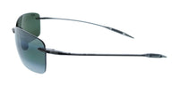 Maui Jim MJ0423S-039 Lighthouse Gray Rectangular Mens Sunglasses