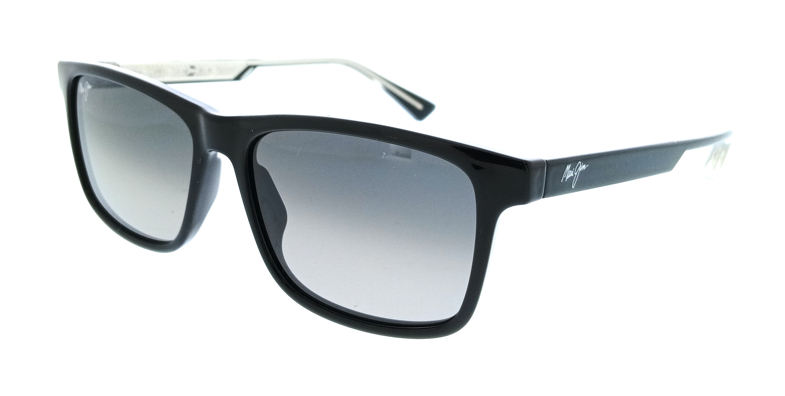 Maui Jim MJ0587S-001 Okina Black Square Mens Sunglasses