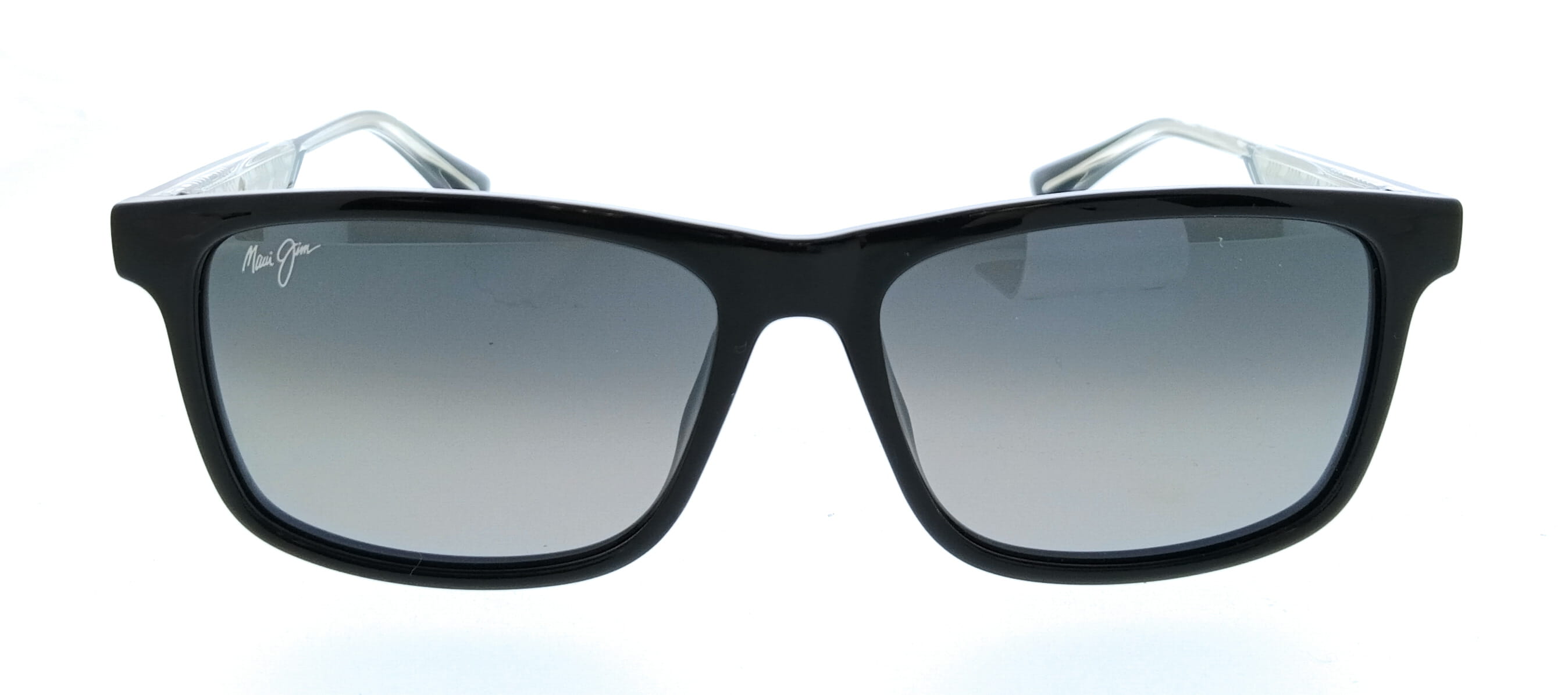 Maui Jim MJ0587S-001 Okina Black Square Mens Sunglasses