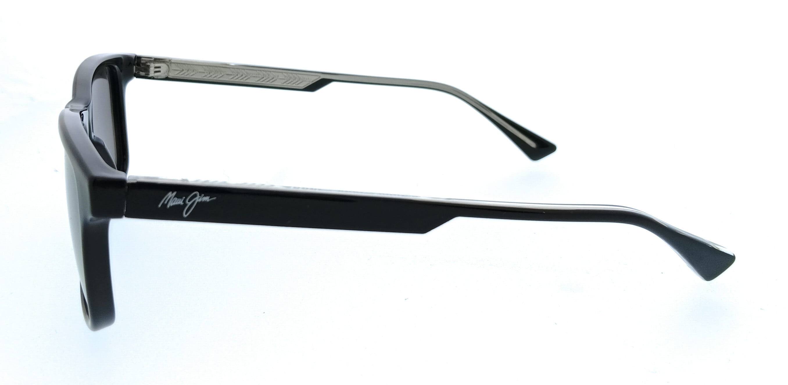 Maui Jim MJ0587S-001 Okina Black Square Mens Sunglasses