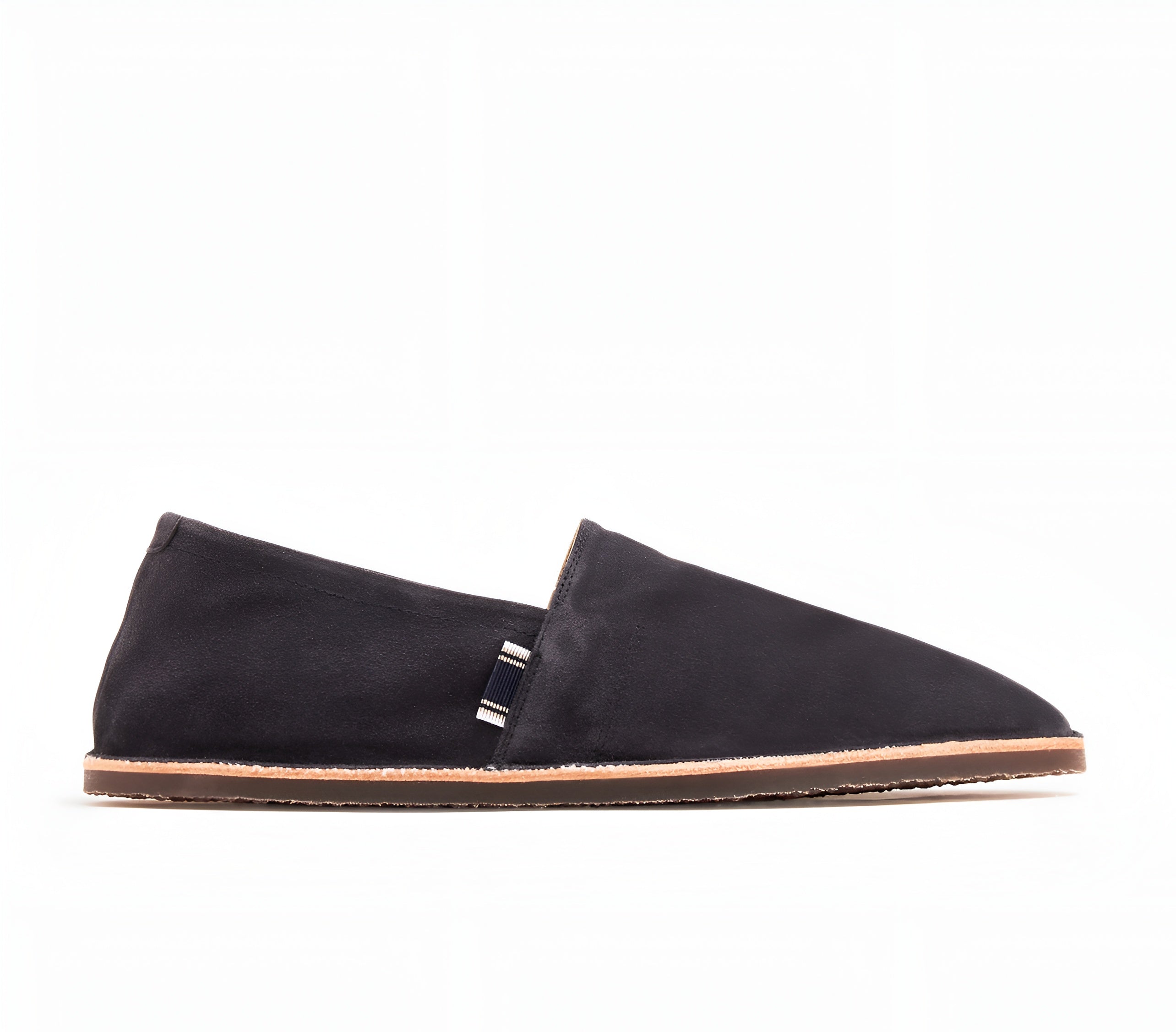Brunello Cucinelli Suede Espadrilles with Striped Grosgrain Tab