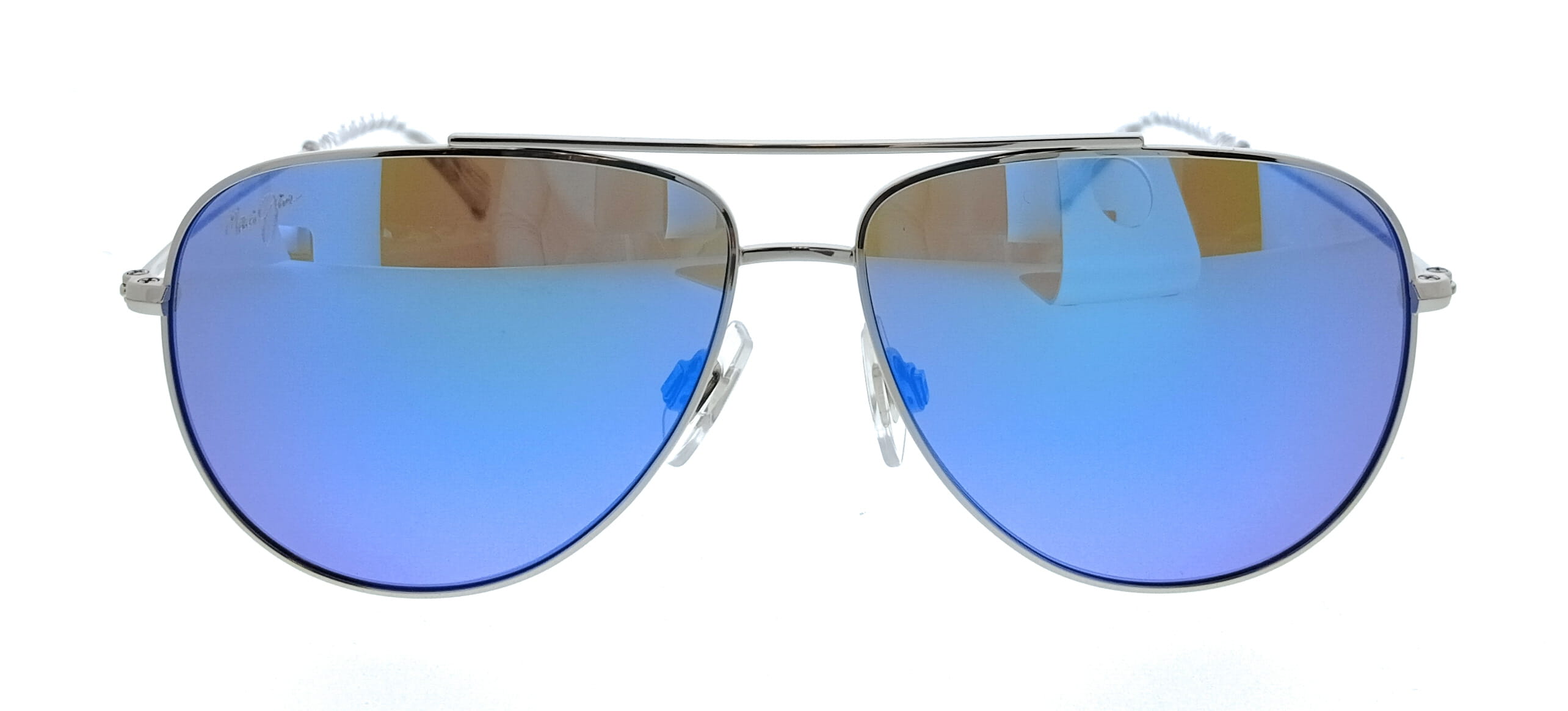 Maui Jim MJ0589S-002 Hauoli XS Silver Aviator Womens Sunglasses