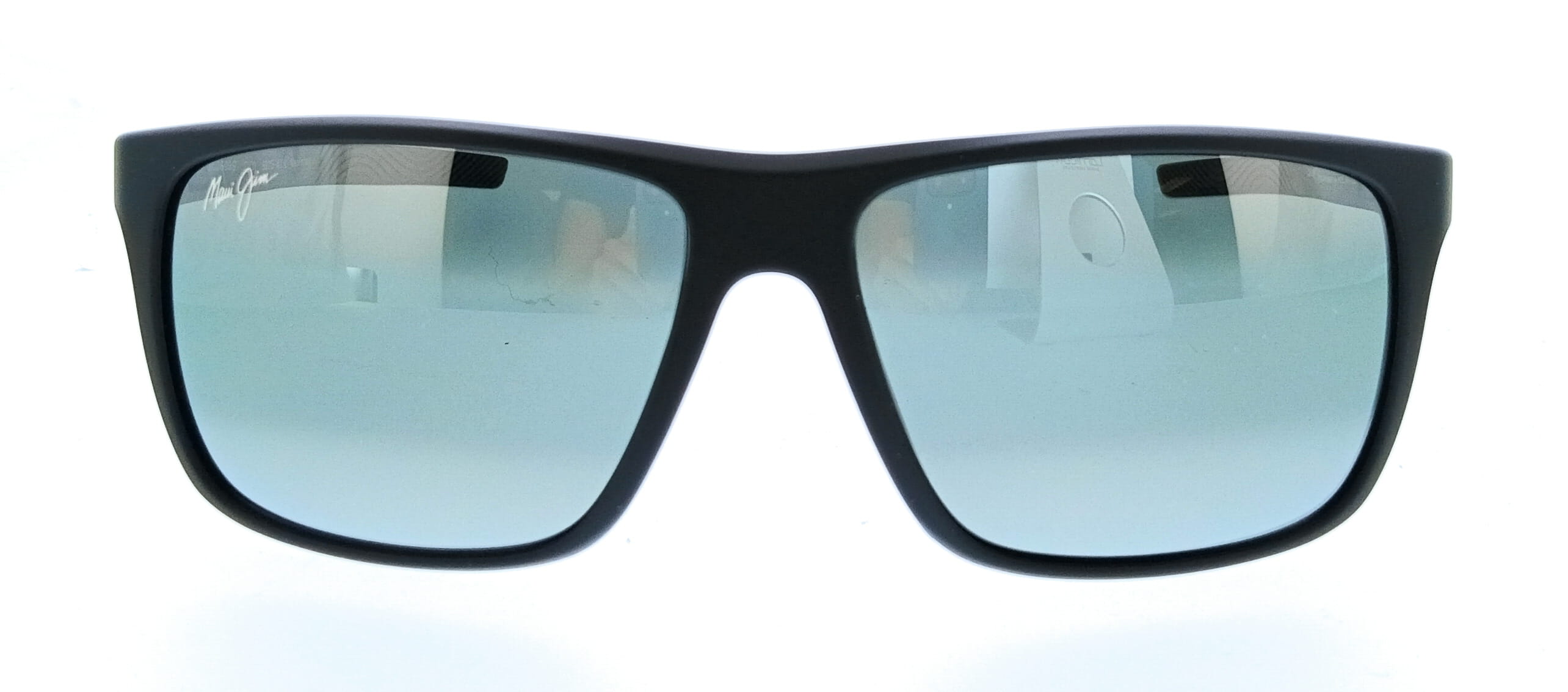 Maui Jim MJ0598S-001 Lehopulu Black Rectangular Mens Sunglasses
