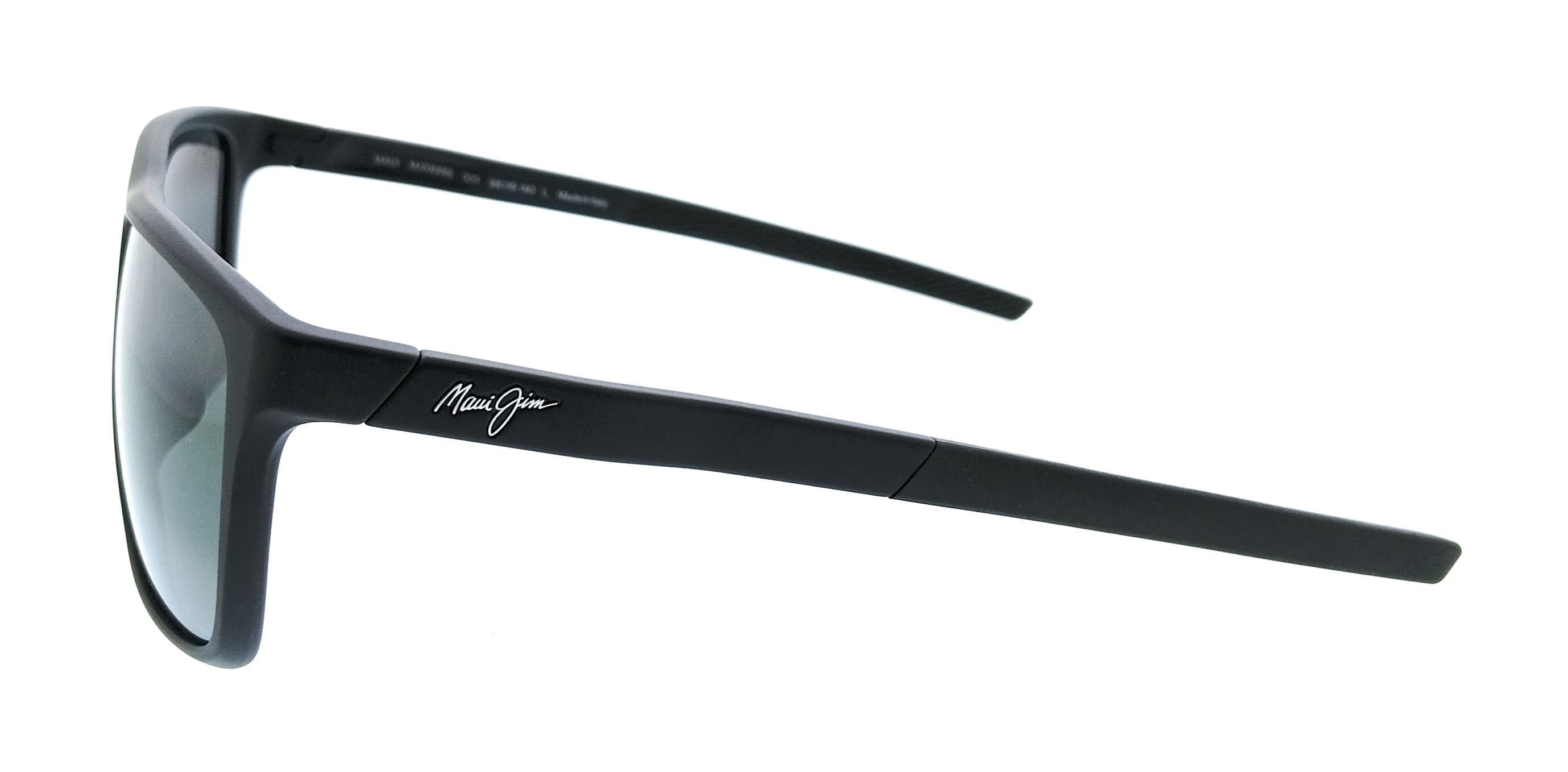 Maui Jim MJ0598S-001 Lehopulu Black Rectangular Mens Sunglasses