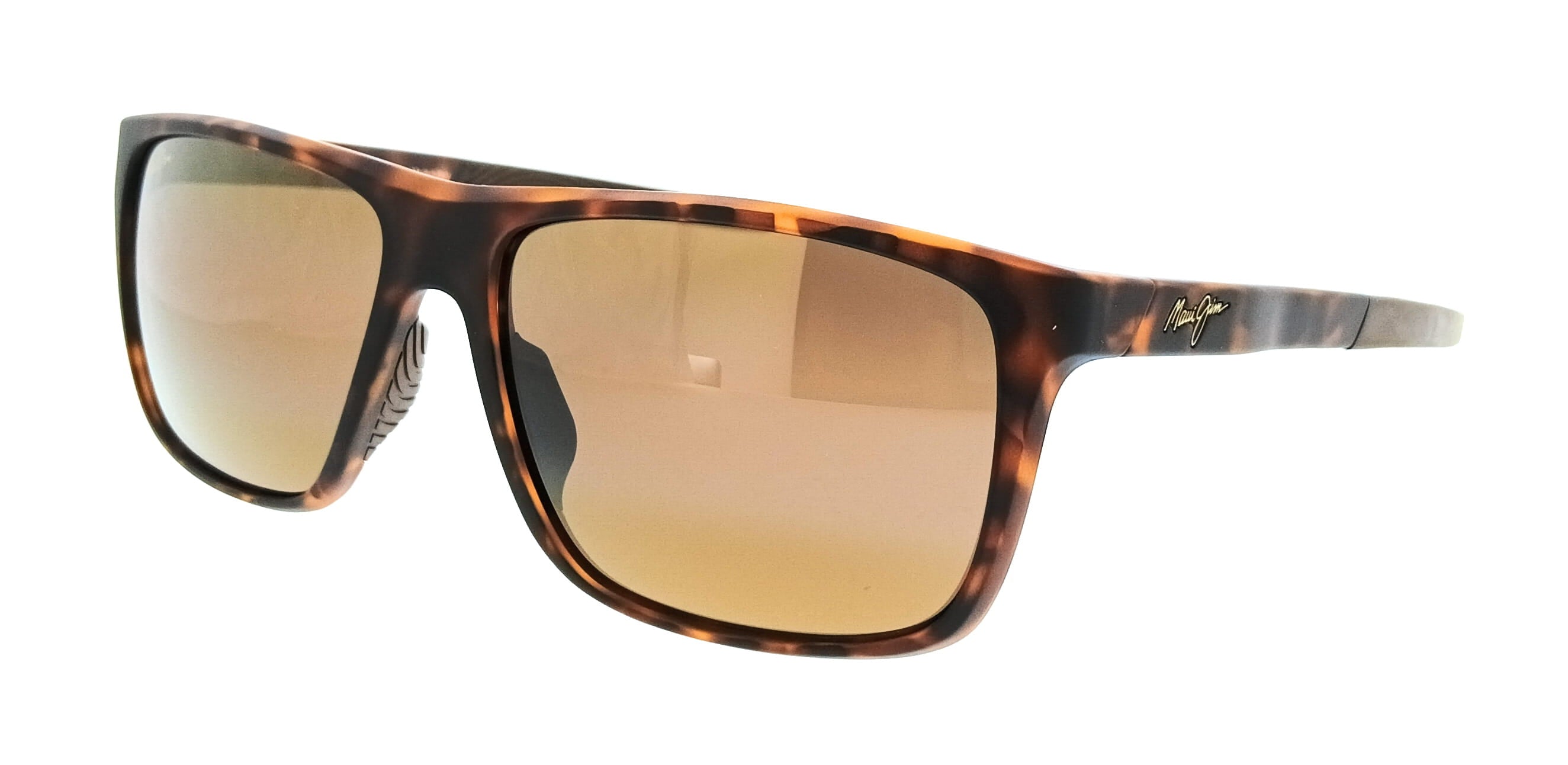 Maui Jim MJ0598S-002 Lehopulu Brown Rectangular Mens Sunglasses