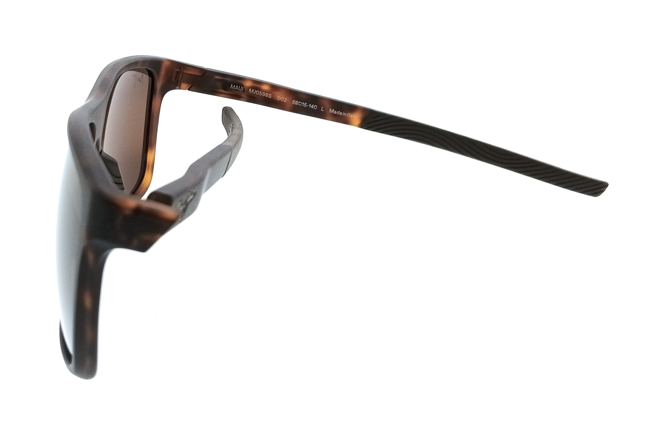 Maui Jim MJ0598S-002 Lehopulu Brown Rectangular Mens Sunglasses
