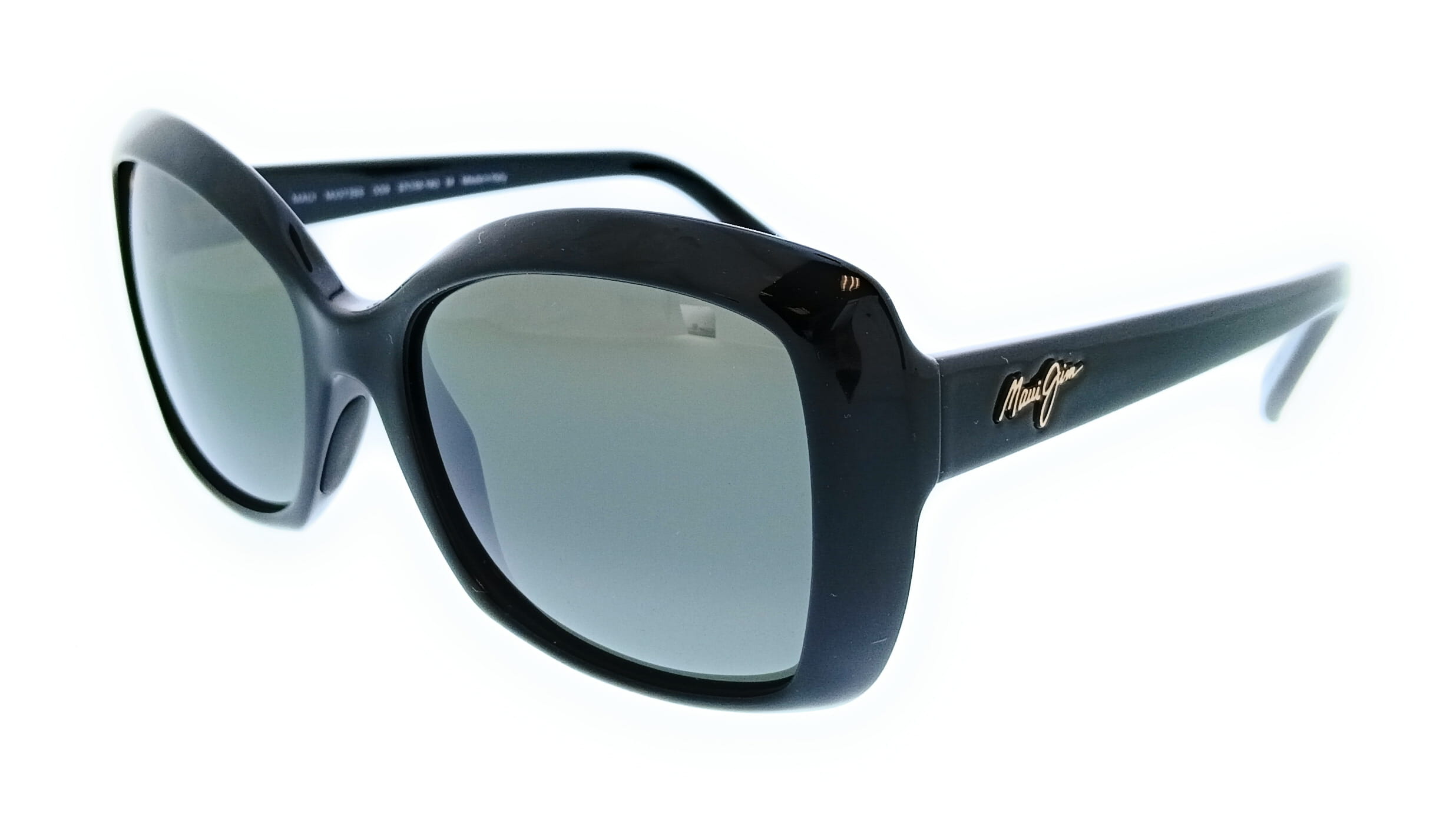 Maui Jim MJ0735S-009 Orchid Black Oversized Womens Sunglasses