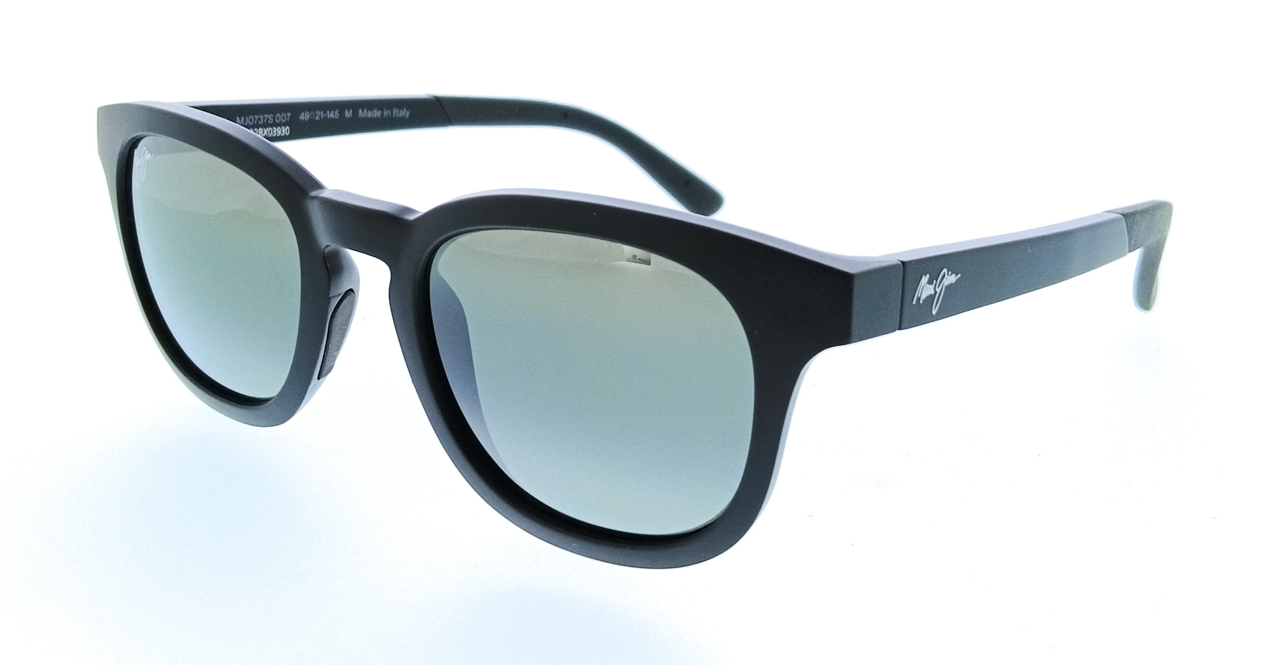 Maui Jim MJ0737S-007 Koko Head Black Round Mens Sunglasses