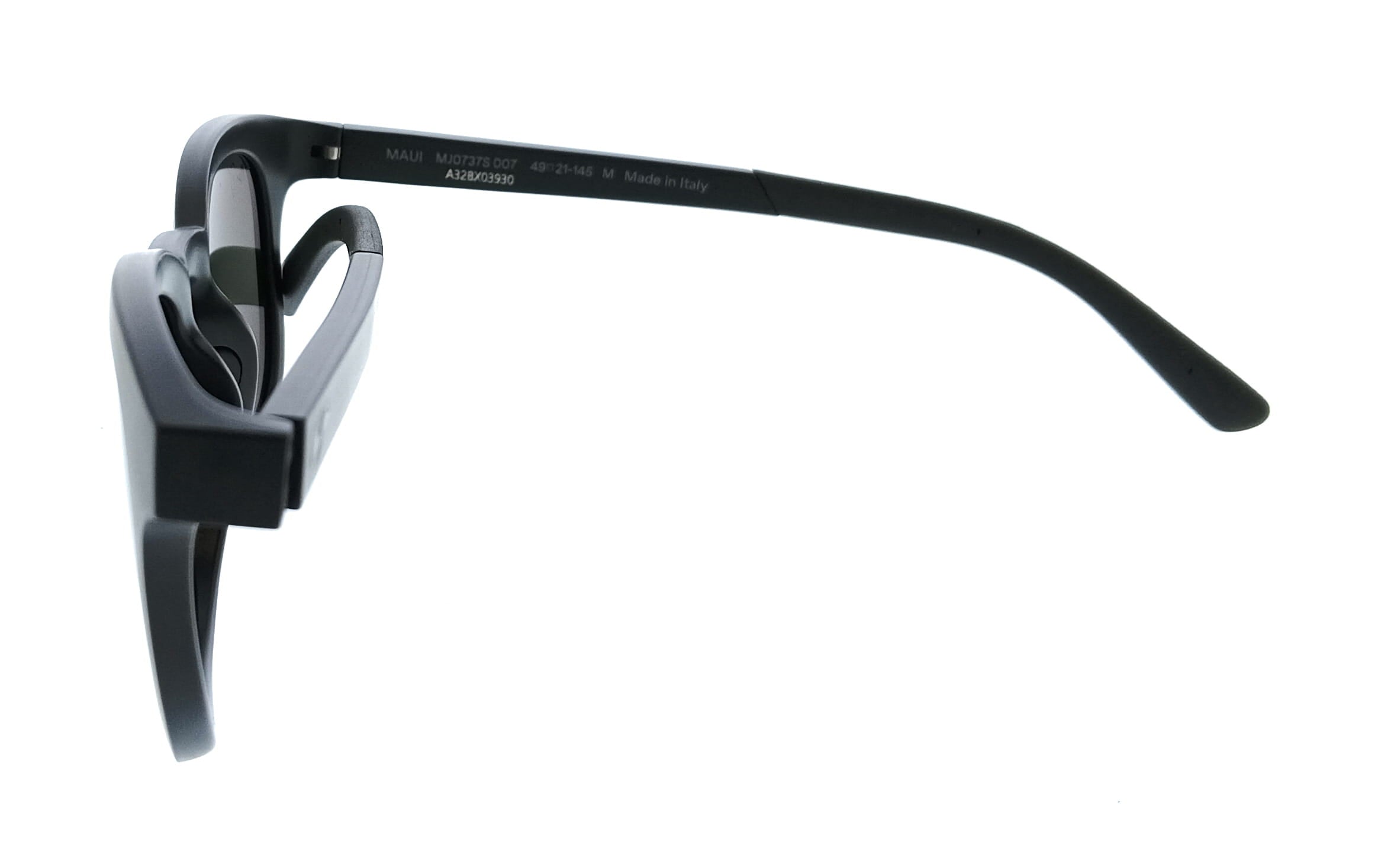Maui Jim MJ0737S-007 Koko Head Black Round Mens Sunglasses