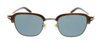 Montblanc MB0390S-005 Brown Square Mens Sunglasses