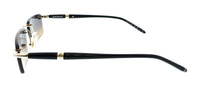 Montblanc MB0484S-002 Gold Orange Rimless Mens Sunglasses