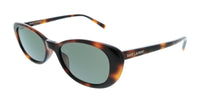 Saint Laurent SL 822-002 Havana Oval Womens Sunglasses